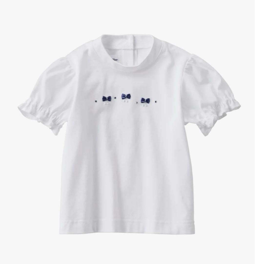 110㎝　半袖Tシャツ　ファミリア　新品　女の子　リボン　かわいい