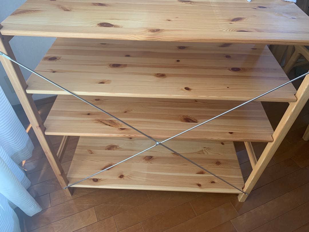 パイン材ユニットシェルフ　幅８６×奥行３９．５×高さ８３ｃｍ