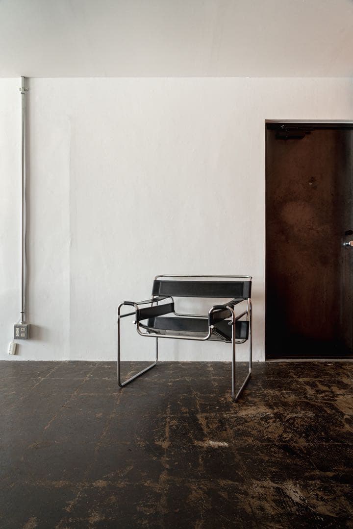 マルセル・ブロイヤー　ワシリーチェア　スチール　椅子