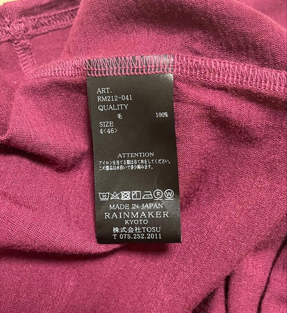 RAINMAKER WASHABLE-WOOL ハイネックセーター