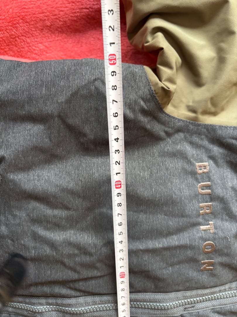 BURTON フード付きジャケット グレー/オリーブ　ジュニアM136-147