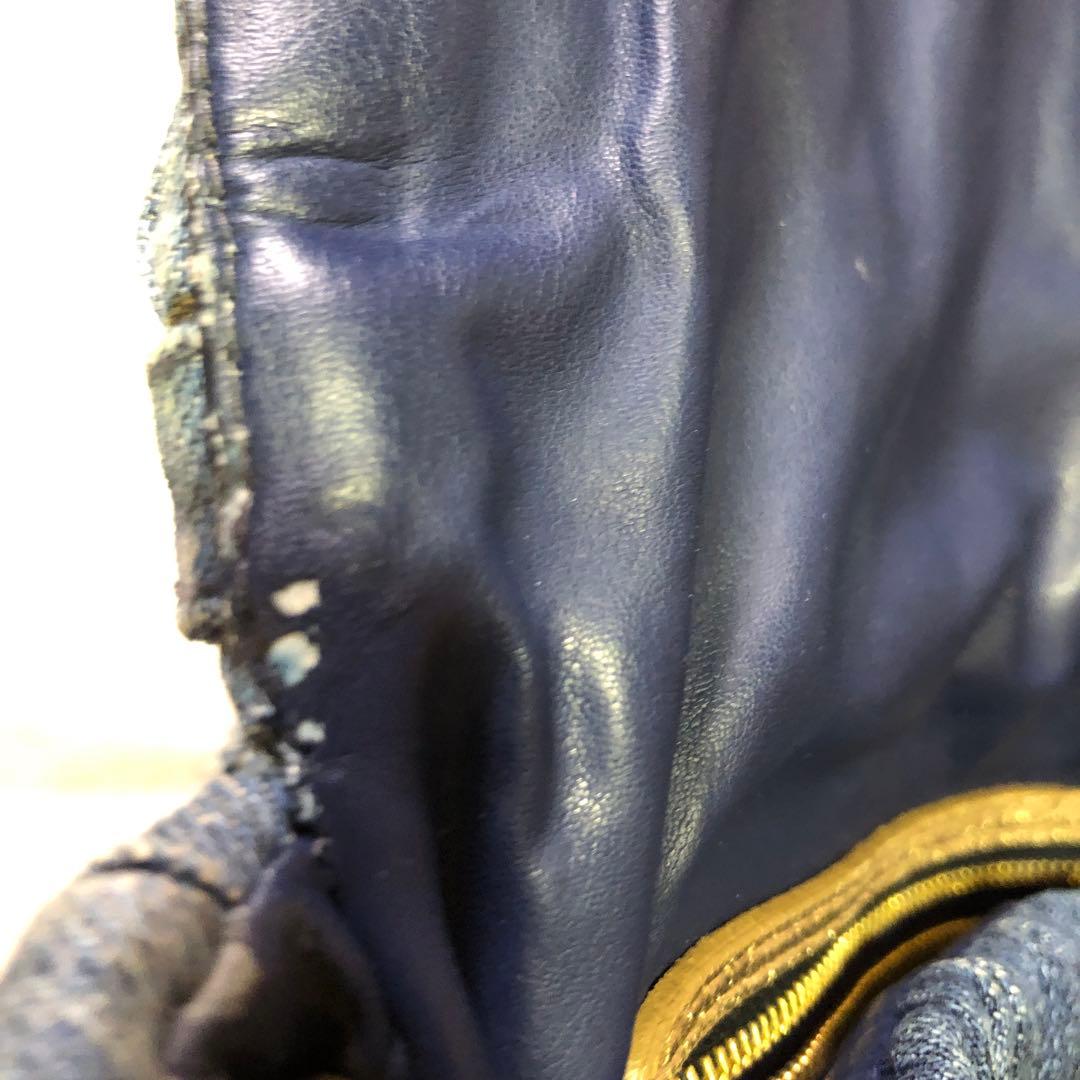 MIU MIU デニムショルダーバッグ 中型