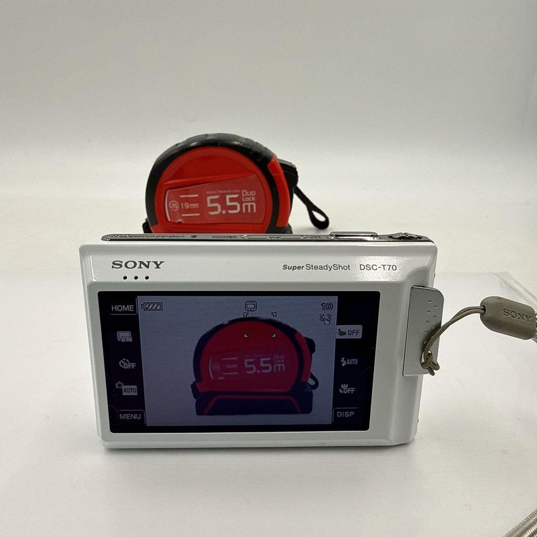 【美品】SONY Cyber-shot DSC-T70 デジカメ ホワイト