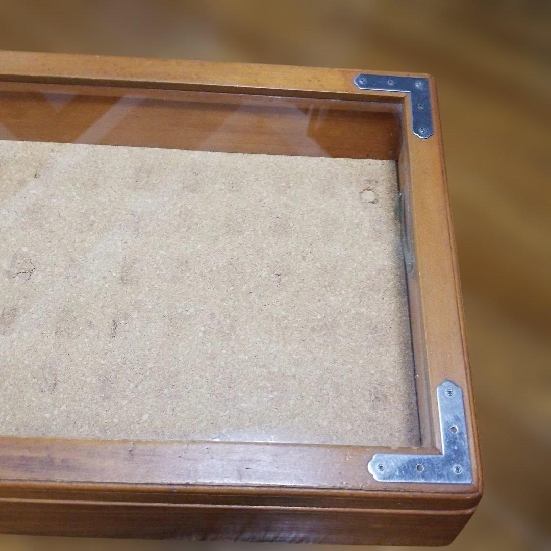 特注品ウッドガラスケース　アクセサリーケース　小物収納