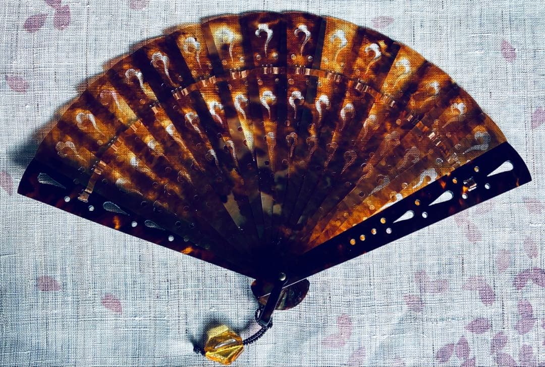 値下げ　坂本べっ甲店　長崎べっ甲　扇子