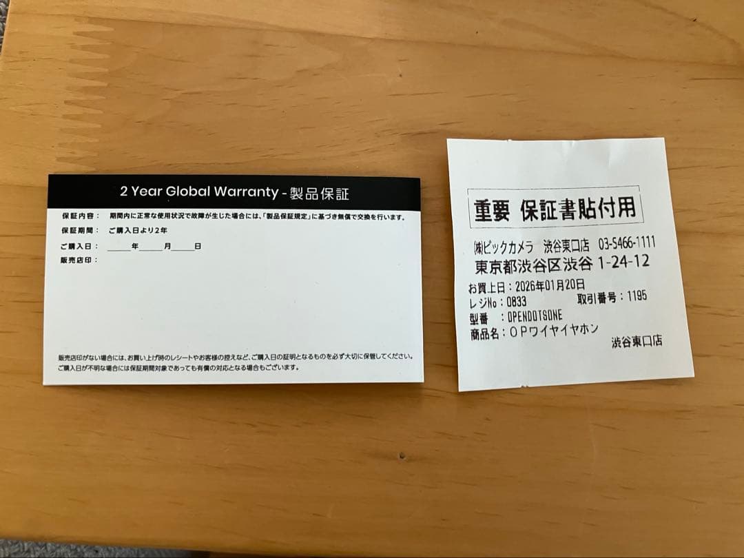 イヤホン SHOKZ OPENDOTS ONE BLACK