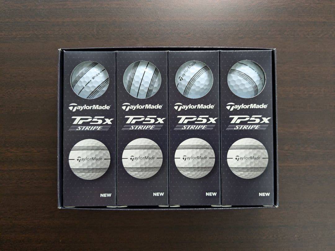 【2ダース24個・未使用・箱付】TP5x STRIPE ストライプ ゴルフボール