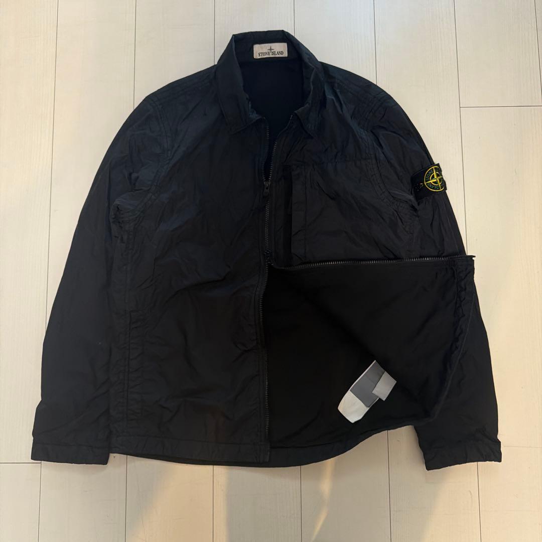 早い者勝ち！Stone  M ナイロンメタルシャツジャケットブラック