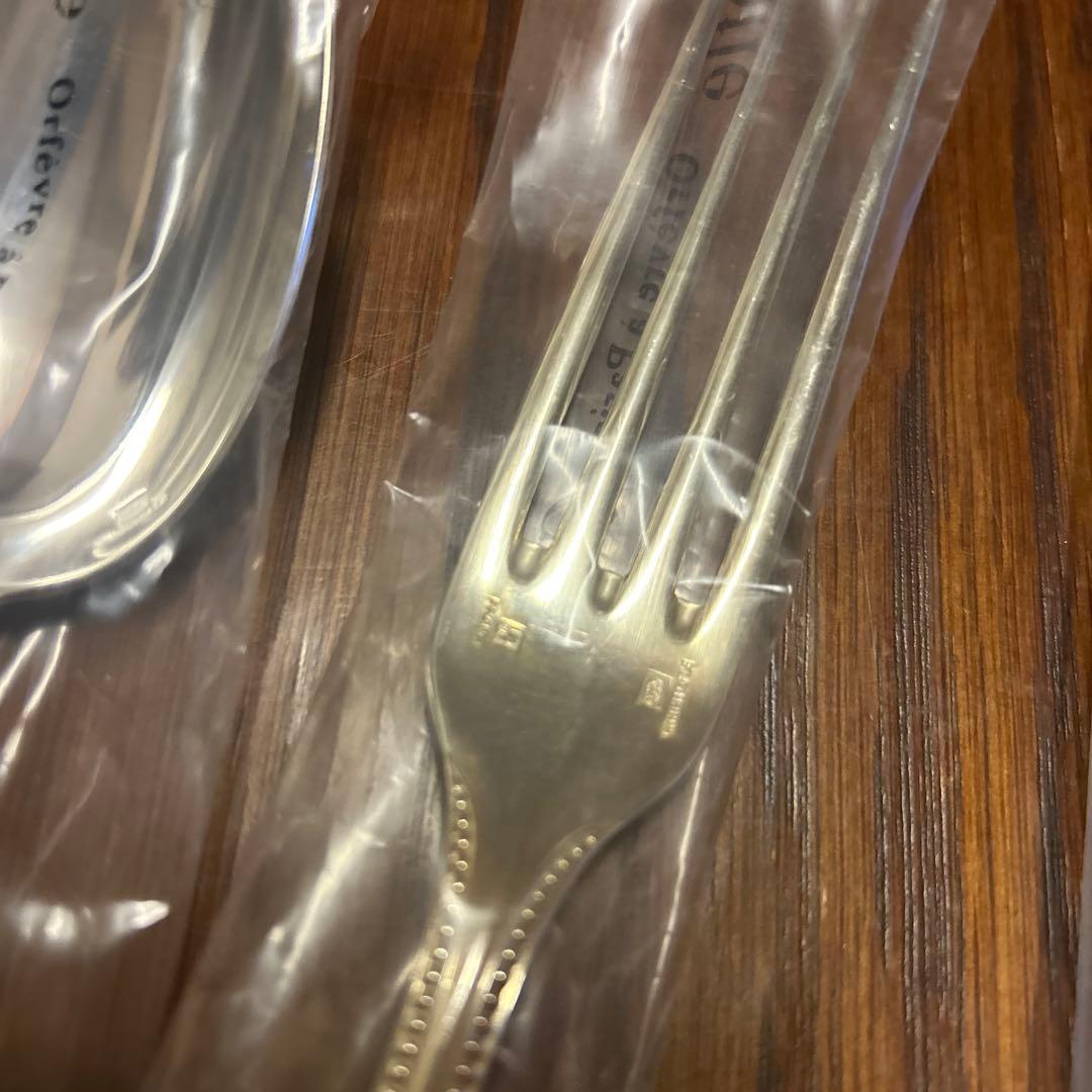 未開封クリストフル　カトラリーセット（フォーク・スプーン・ナイフ）