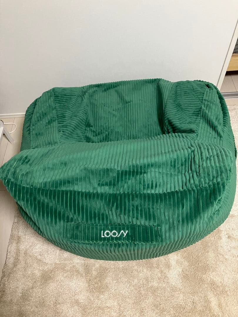 LOOSY ビーズソファ グリーン HUGME