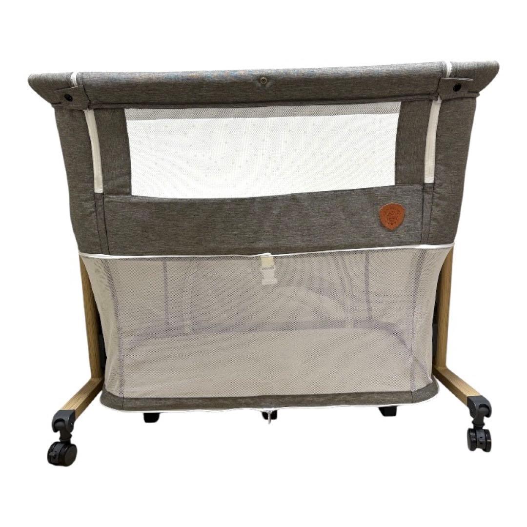 美品 HZDMJ ベビーベッド 添い寝 折りたたみ ゆりかご プレイヤード