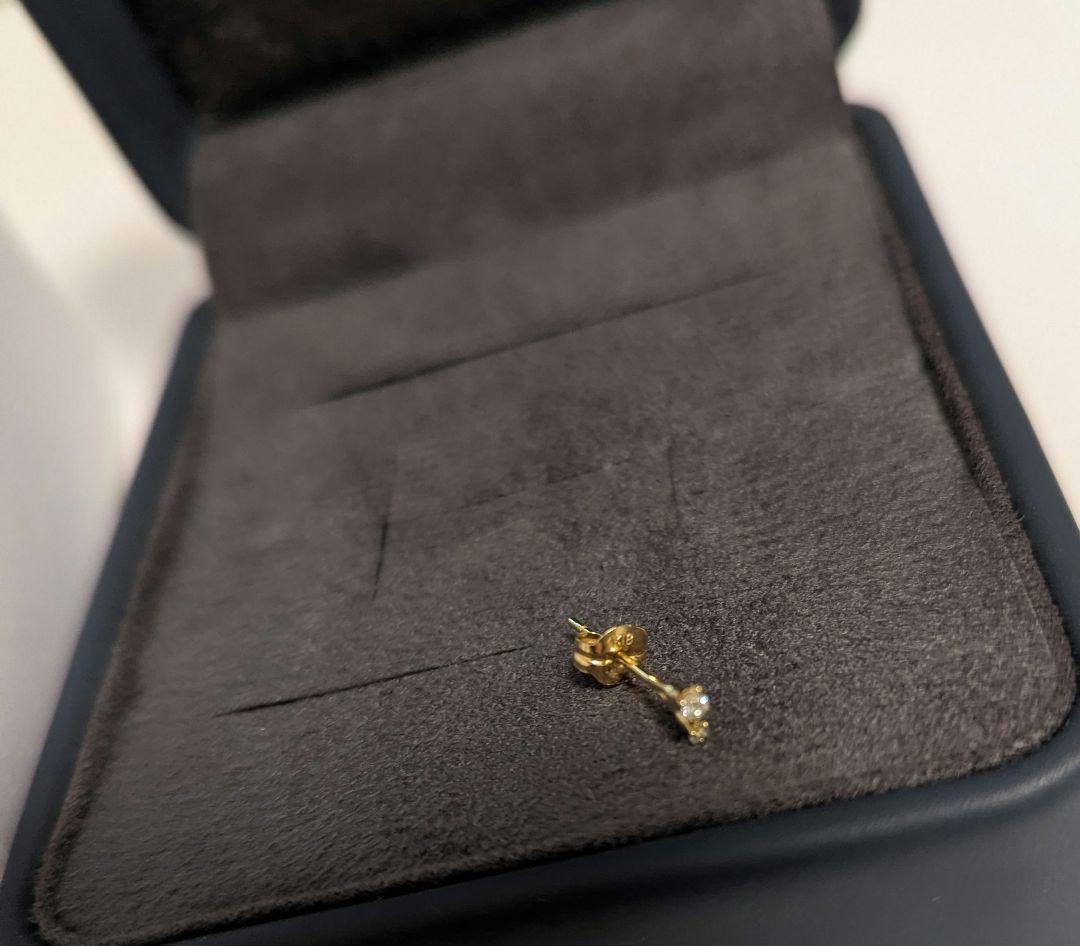 PRMAL　ツインダイヤモンドイヤリング　片耳