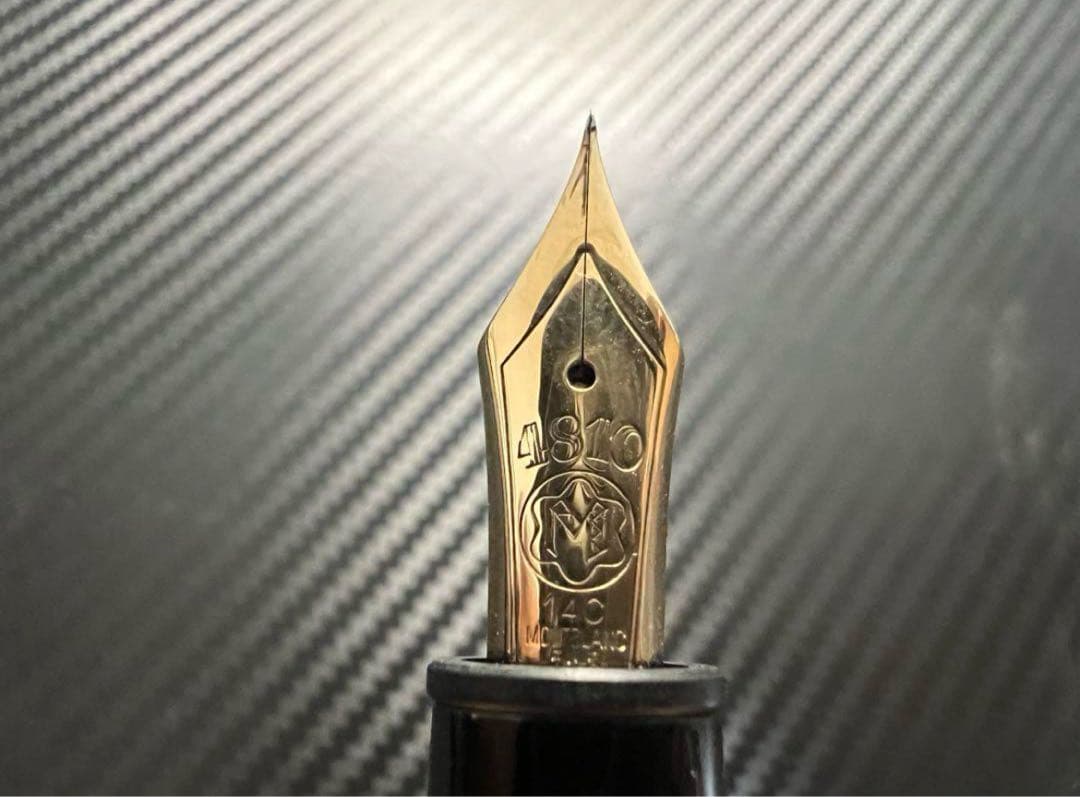 モンブラン 万年筆 美品 146 14C 全金 EF ヴィンテージ