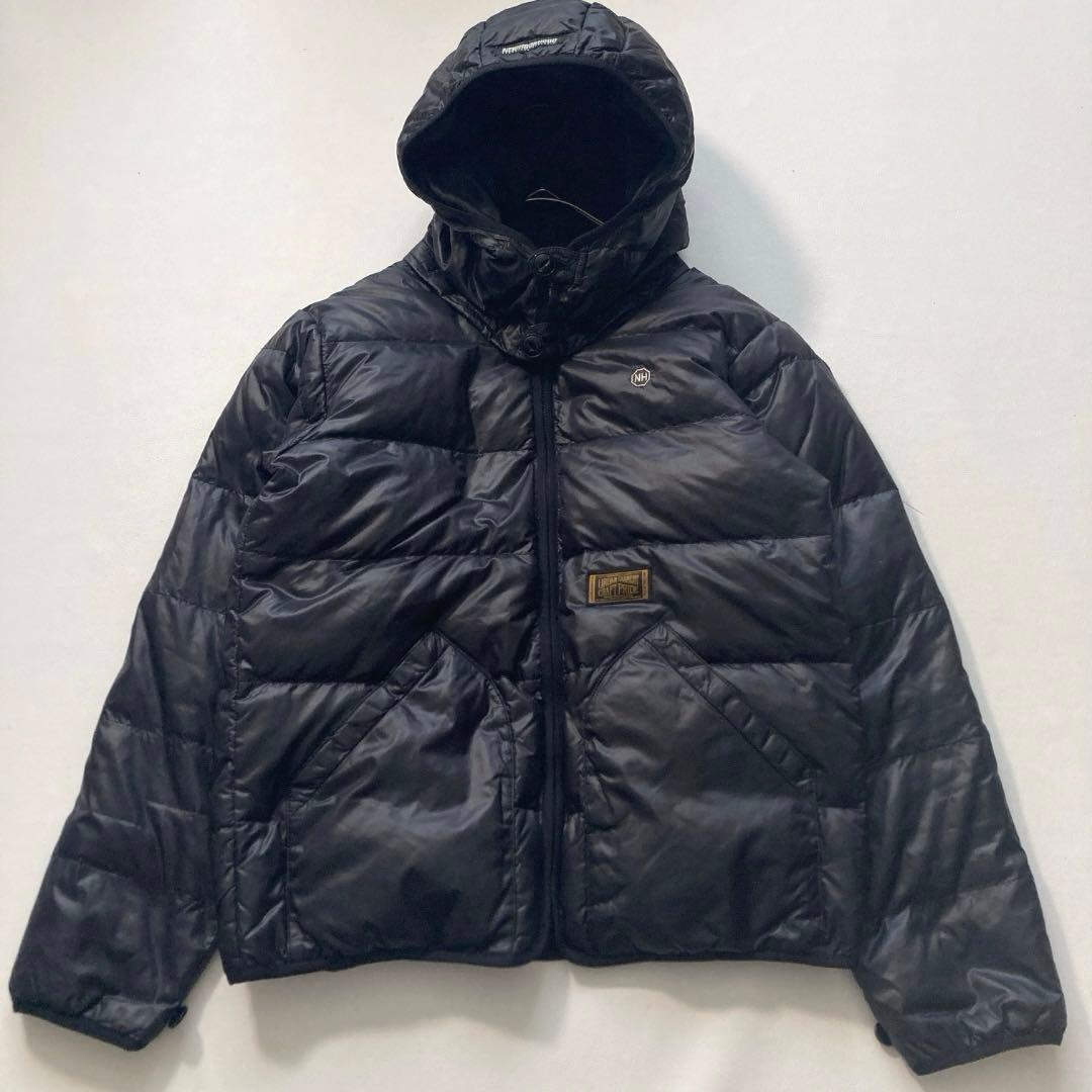 【わさび】ネイバーフッド BAL DOWN ダウンジャケット ブラック