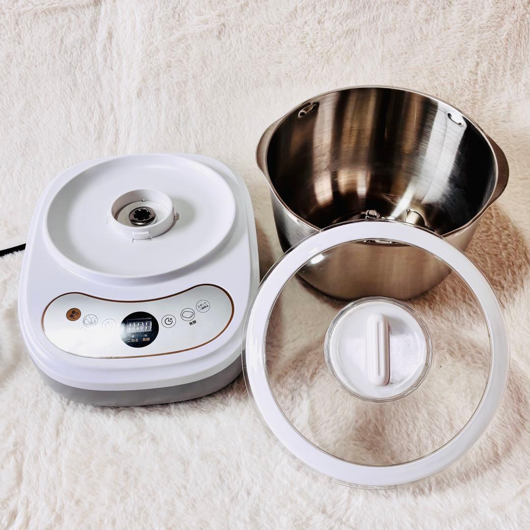 極美品　パンこね機 家庭用 パン製造機 5L