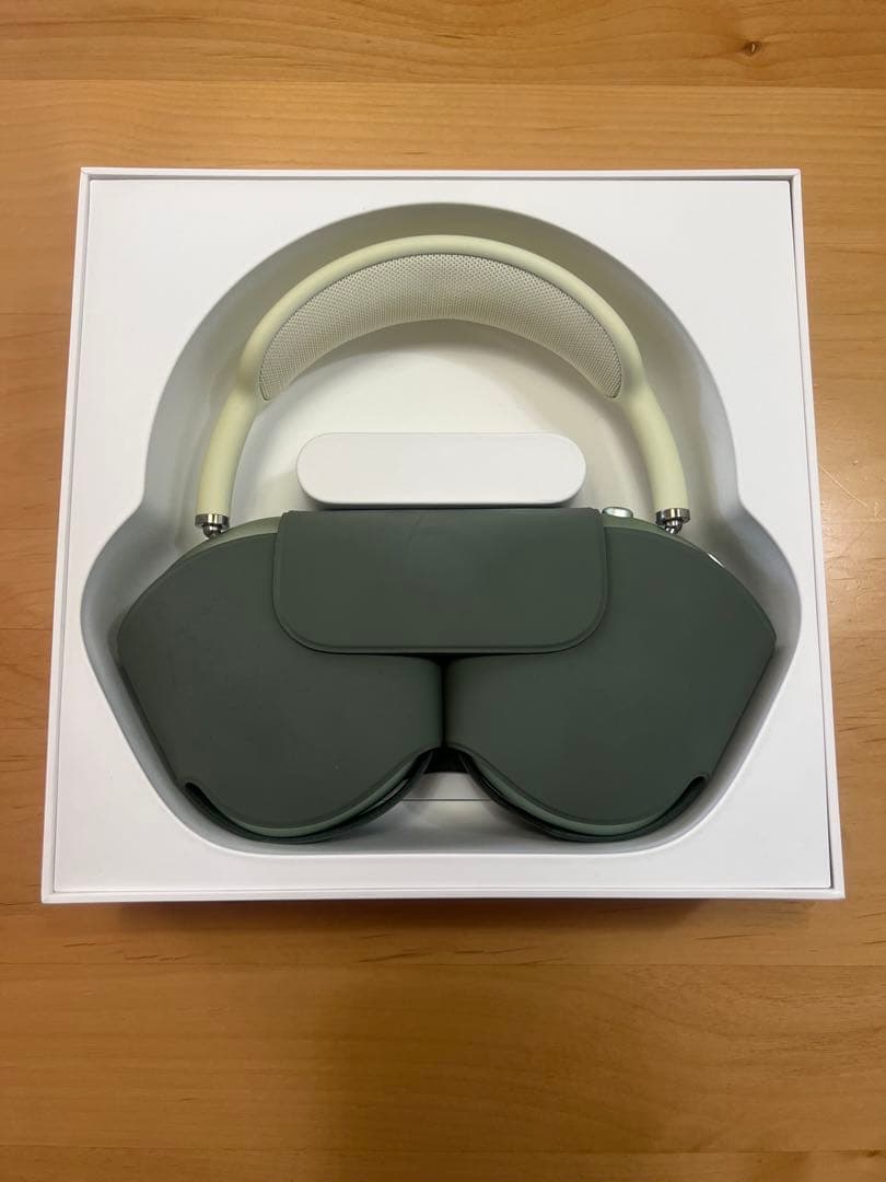 【美品】AirPods Max グリーン 動作確認のみ 使用1回 箱付