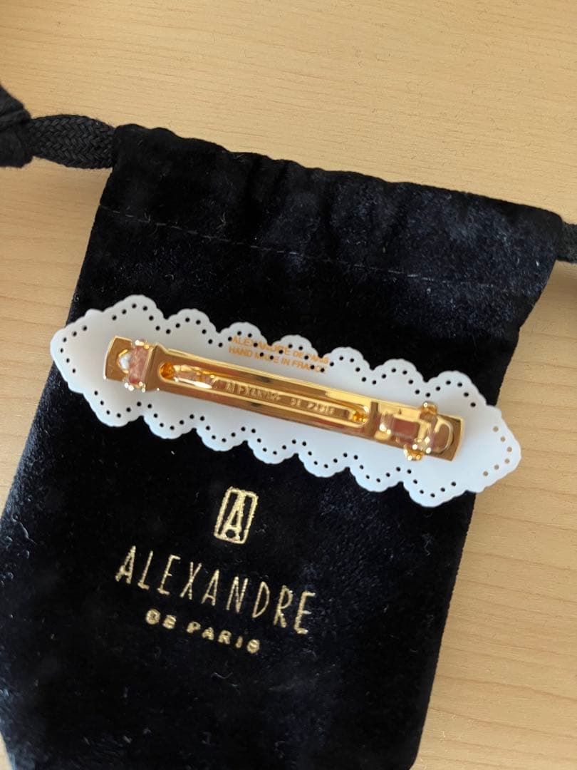 アレクサンドルドゥパリ レース パール バレッタ コンプレックスビズ