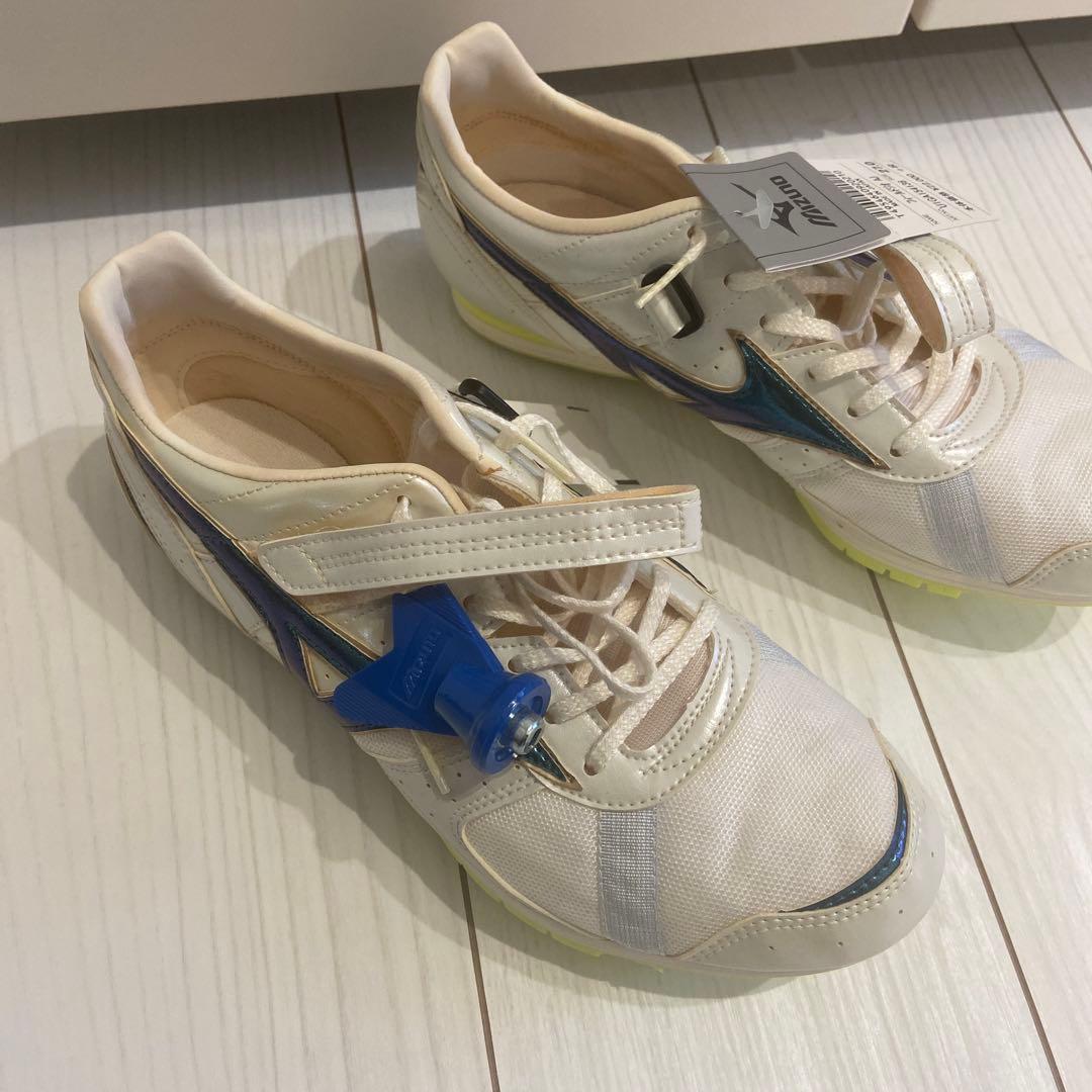 新品未使用品タグ付きミズノ　フィールドジオAJ スパイクシューズ　陸上