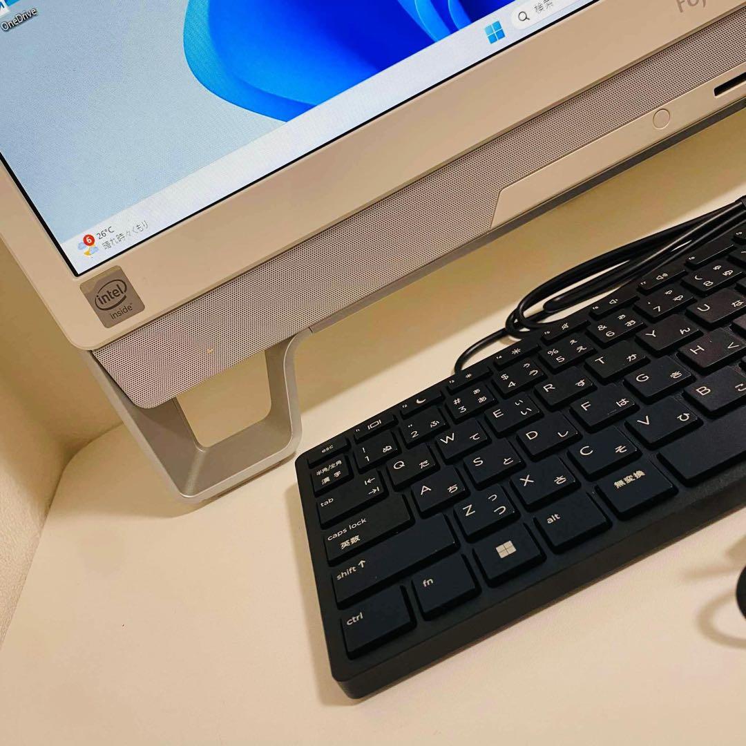 Y666 Fujitsu デスクトップ1TB大容量Windows11オフィス付き