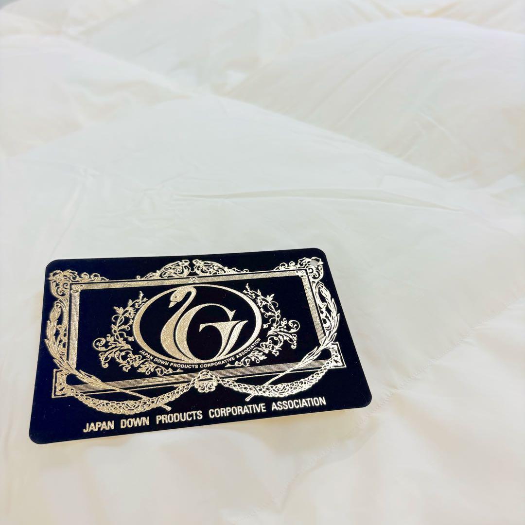 羽毛布団 セミダブル ポーランドホワイトマザーグース プレミアムゴールド キナリ