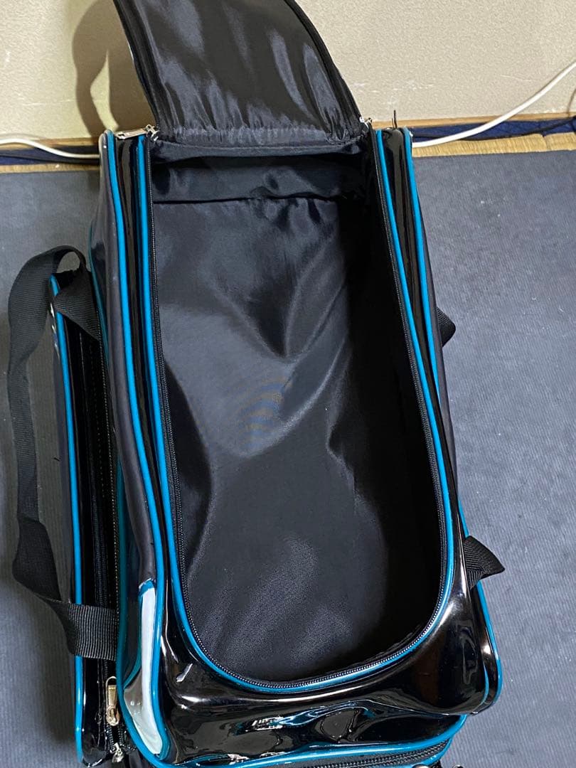 ボウリングバッグ2個用 シューズその他収納ポケット多数