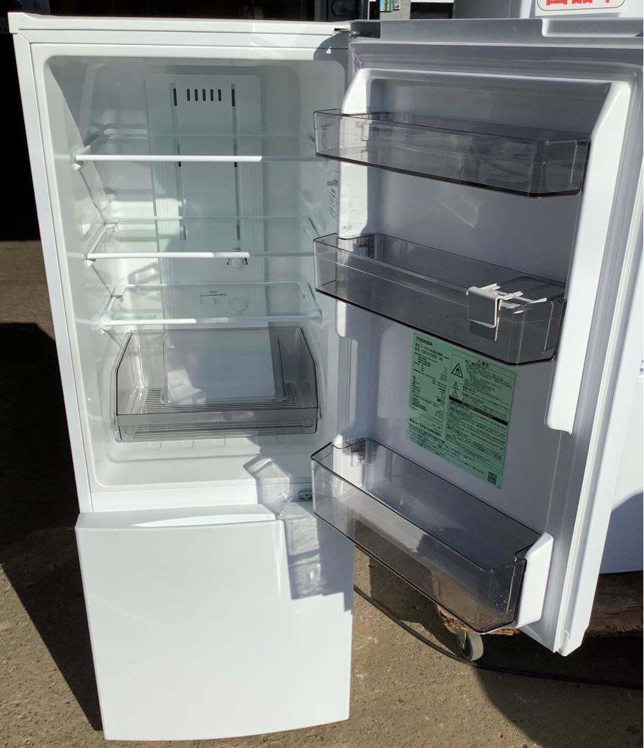 東芝 2ドア冷凍冷蔵庫 GR-V15BS(W) 153L 2023年製