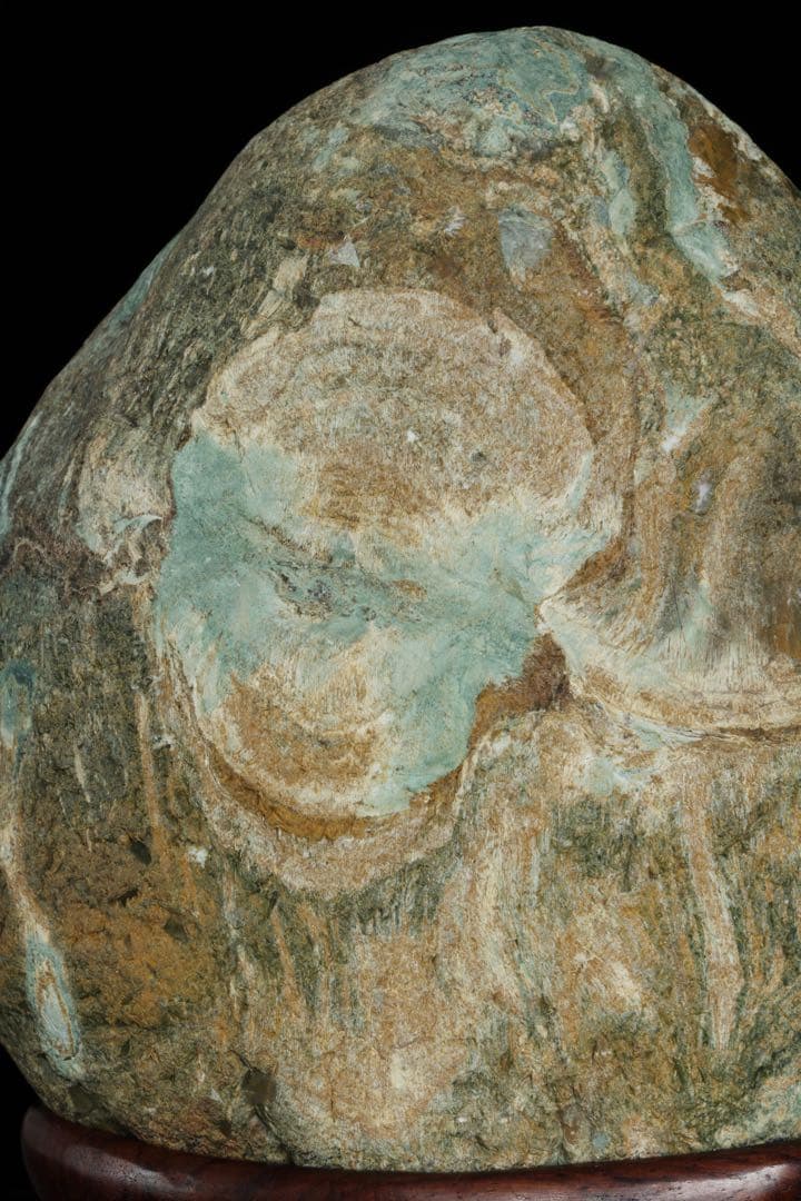 土岐石　水石 天然石 鑑賞石 4.4kg 景石 盆石 盆景 盆石 景観石 飾石