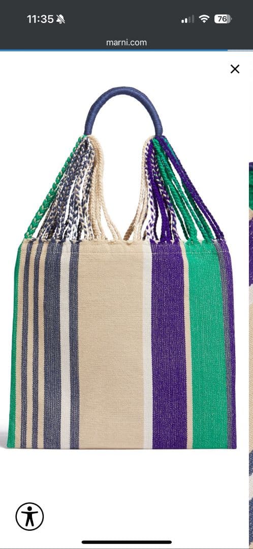 【未使用】MARNI　HAMMOCK BAG　マルニ　 ハンモックバック