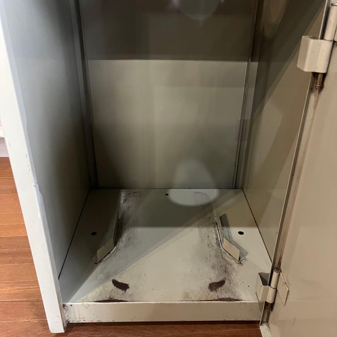 【中古品】スチール製 業務用 空き缶 空き瓶 ダストボックス ゴミ箱 屋外内用