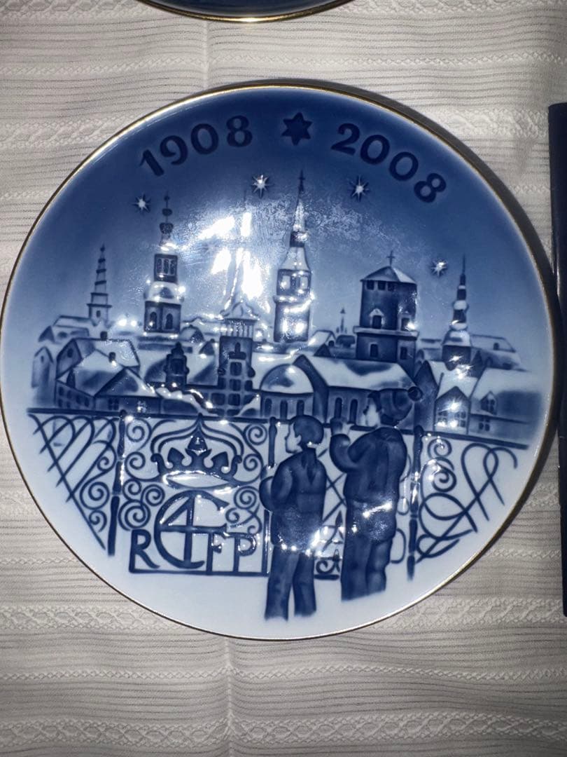 ロイヤルコペンハーゲン 1908-2008 ミレミアムプレートセット 5枚