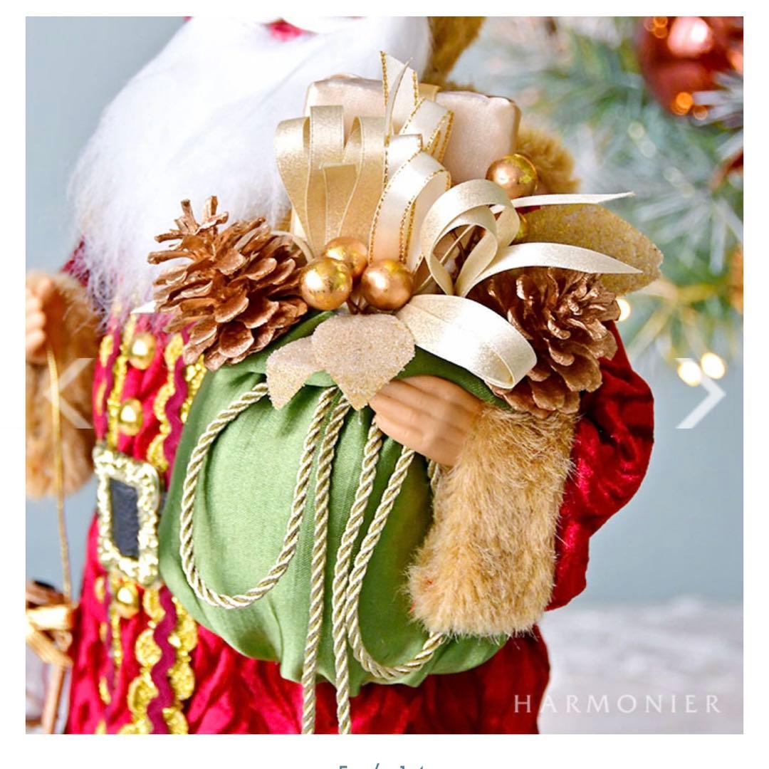 【新品】クリスマス サンタクロース ハルモニア 人形 45cm