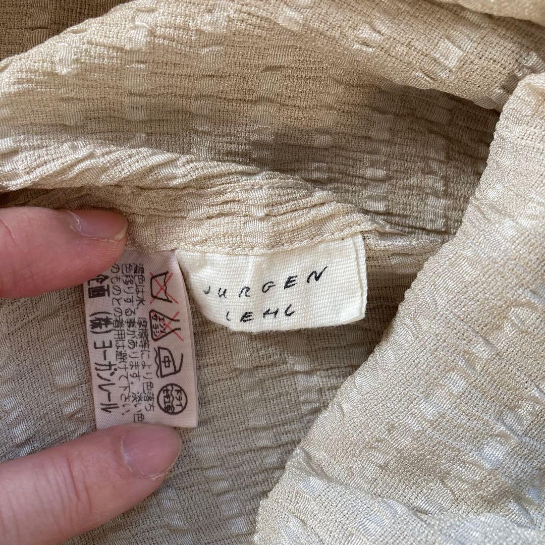 ヨーガンレール　シルクVネック 長袖シャツ