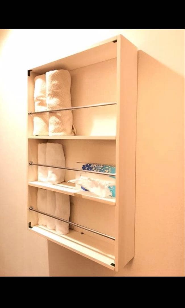 ウォールシェルフ【タオル収納】