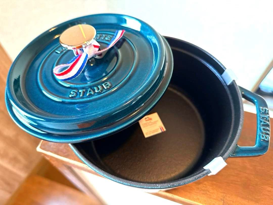 ストウブＳＴＡＵＢ限定色ラメールココットラウンド正規１８ｃｍ新品未使用生涯保証付