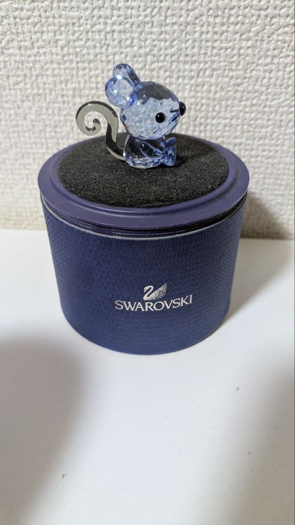 【廃盤品】SWAROVSKI 干支 ネズミ 吉井宏氏
