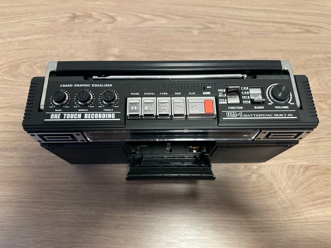90年代 QFX J-220BT レトロカセットレコーダープレーヤー ラジカセ