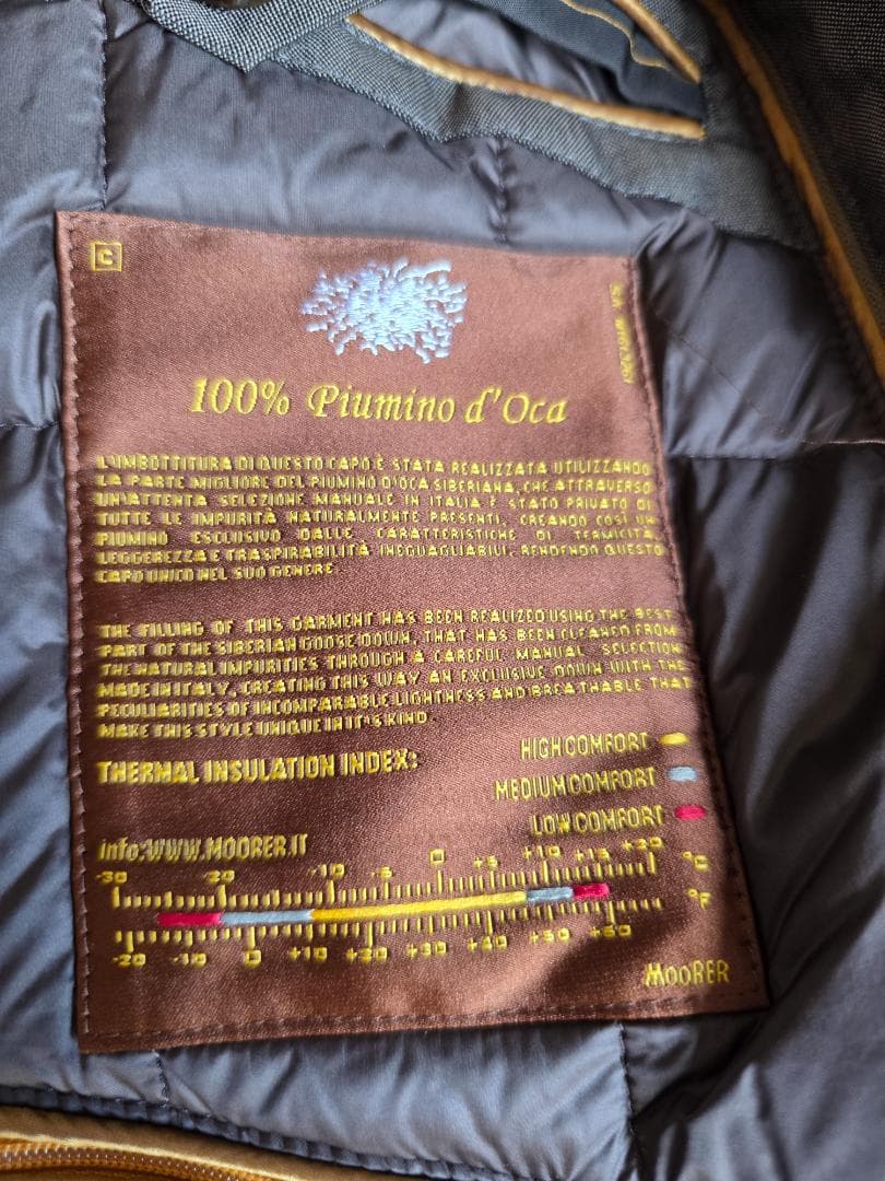 Moorer ムーレー HARRIS-LE サイズ50 カシミヤ ダウン