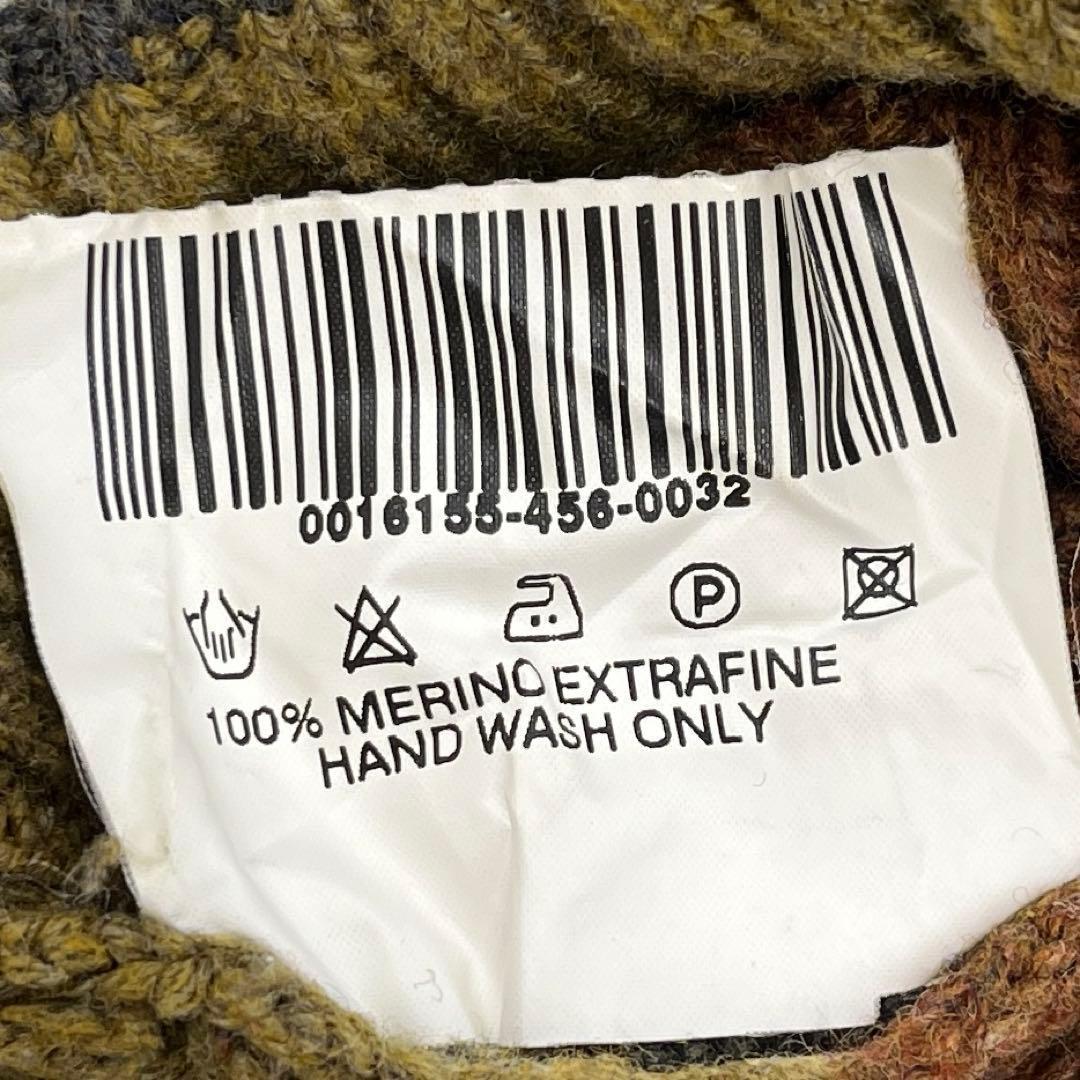 【美品】バブアー・長袖ウール・ニット・セーター・2000年製・3ワラント・M