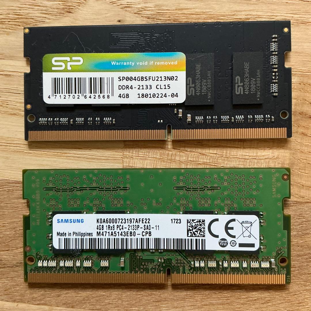 DDR4 SO-DIMM 8GB×1枚 4GB×7枚 まとめ売り