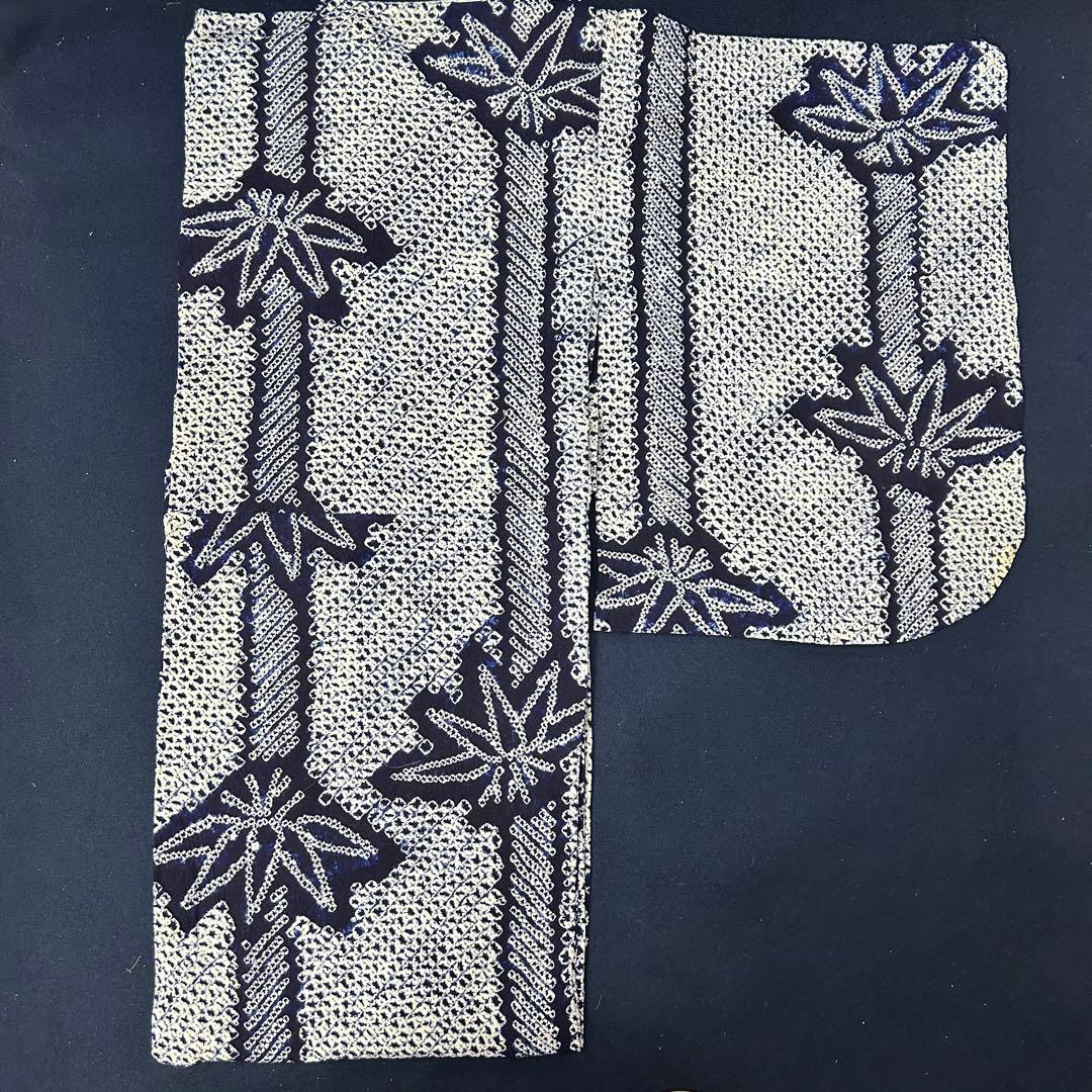 J-10 有松鳴海絞り浴衣5枚 浴衣1枚おまとめ売り材料リメイク木綿アンティーク