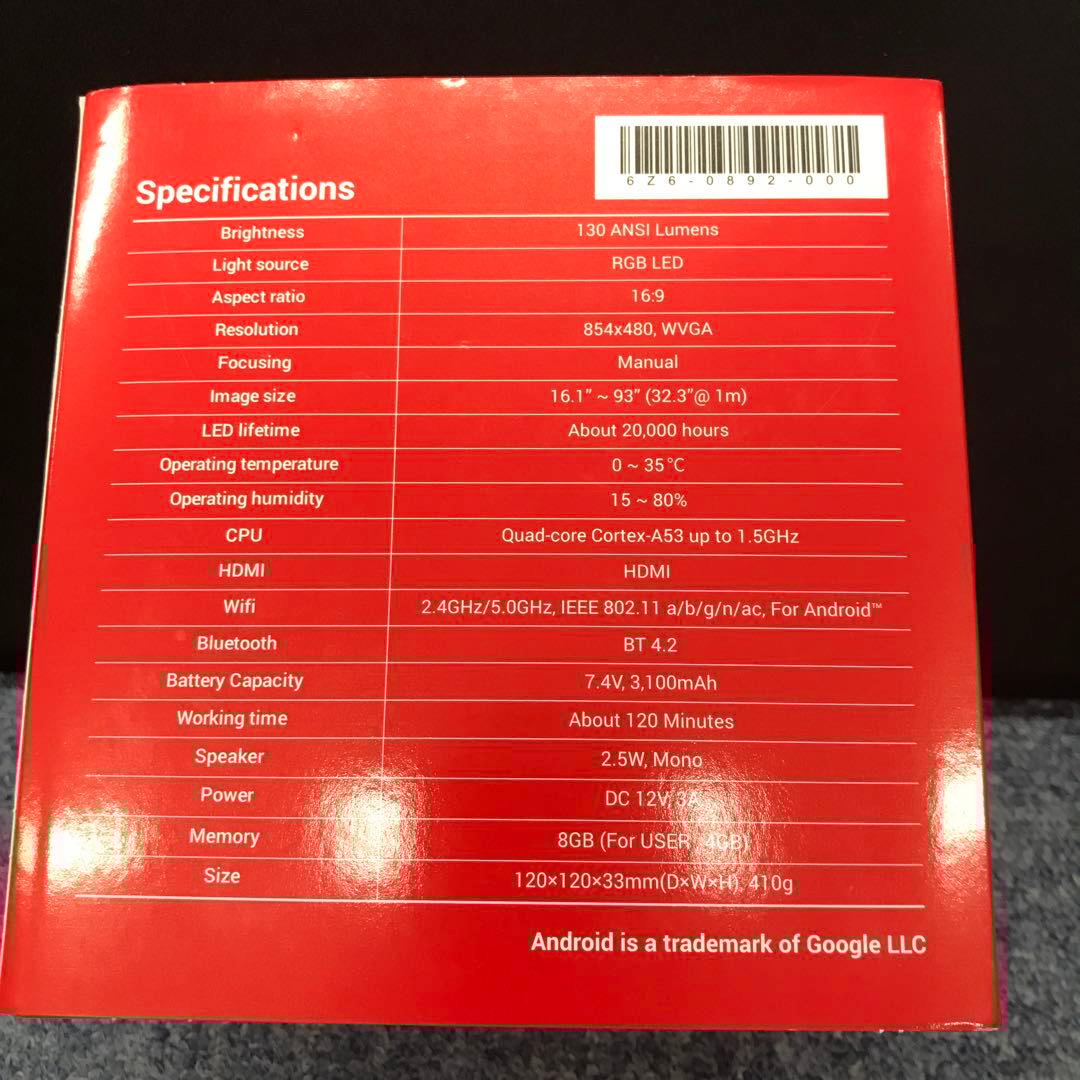 新品未使用！Canon C-13W ミニプロジェクター