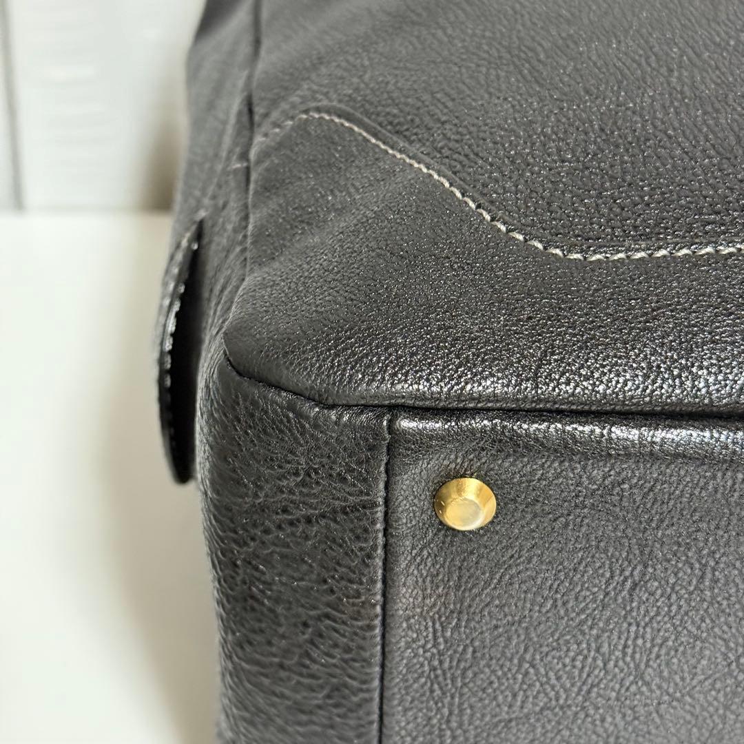 ⭐️未使用級⭐️　土屋鞄　アジール　キャリア　ビジネスバッグ　ブラック　レザー