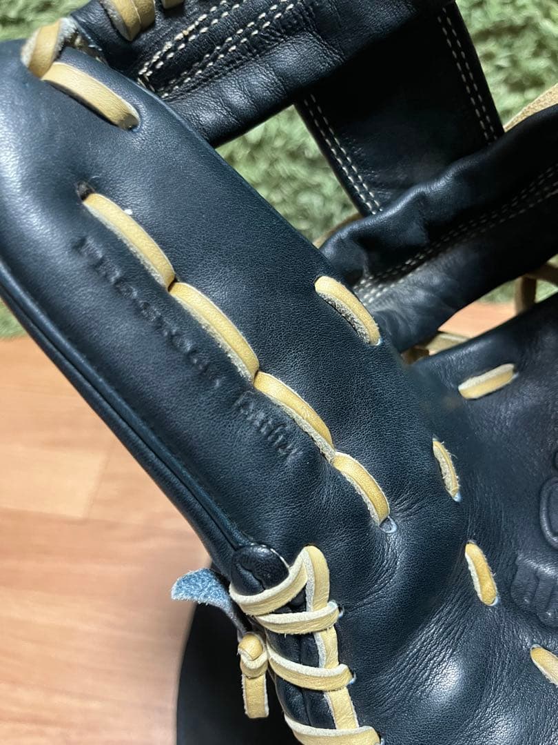 ウィルソンスタッフ 硬式内野手用グラブ 1975型 Wブラック×キャメル