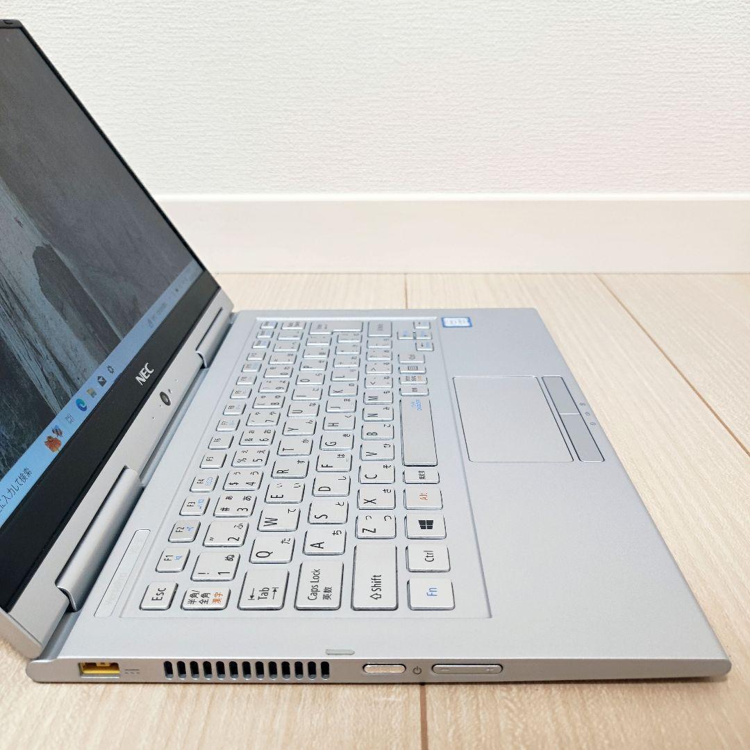 【良品】NEC オフィス ノートパソコン シルバー PC-VKT25GVG3
