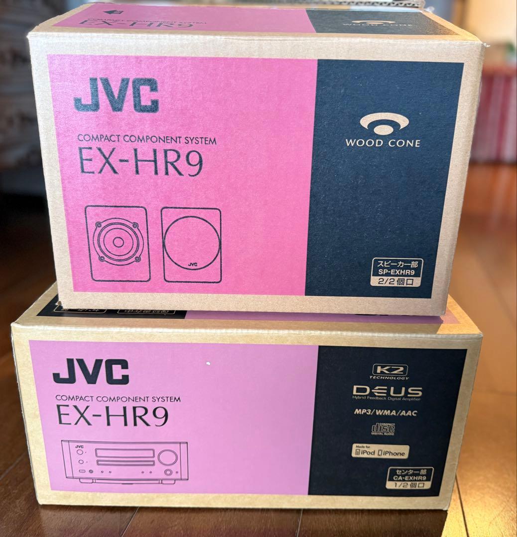 JVC Victor EX-HR9 ウッドコーンスピーカー ミニコンポ