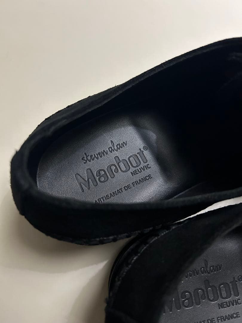 Marbot×StevenAlan モカシンレースアップシューズ