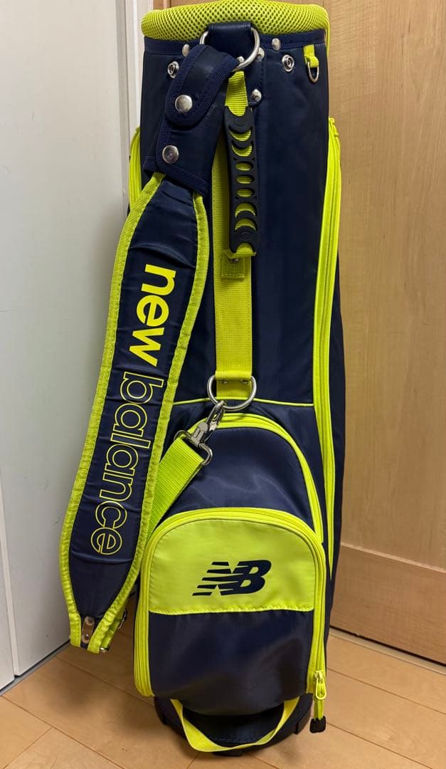 美品★ニューバランス★キャディバッグ★ゴルフ★newbalance★ゴルフバッグ