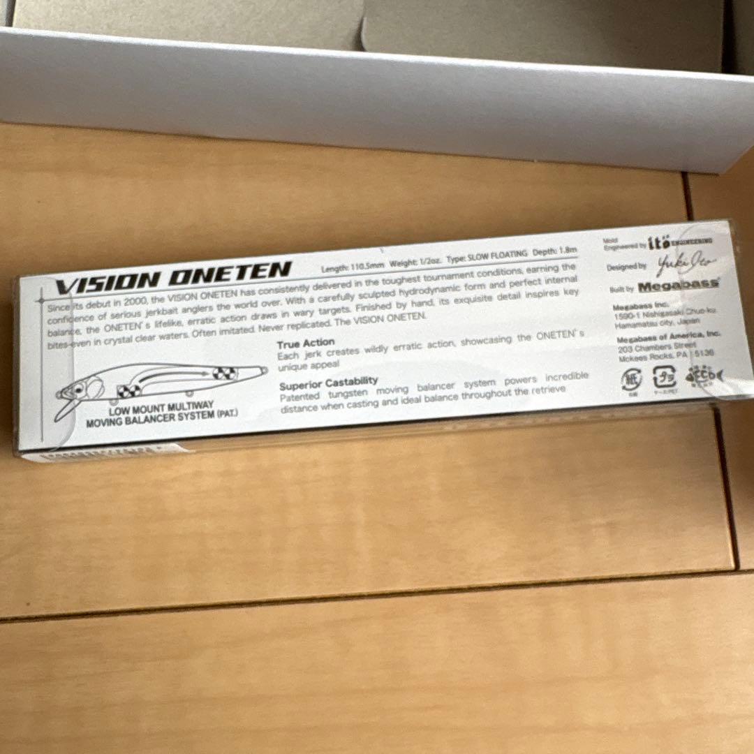 ルアー・フライ Megabass VISION ONETEN RTWL JET BLACK 2