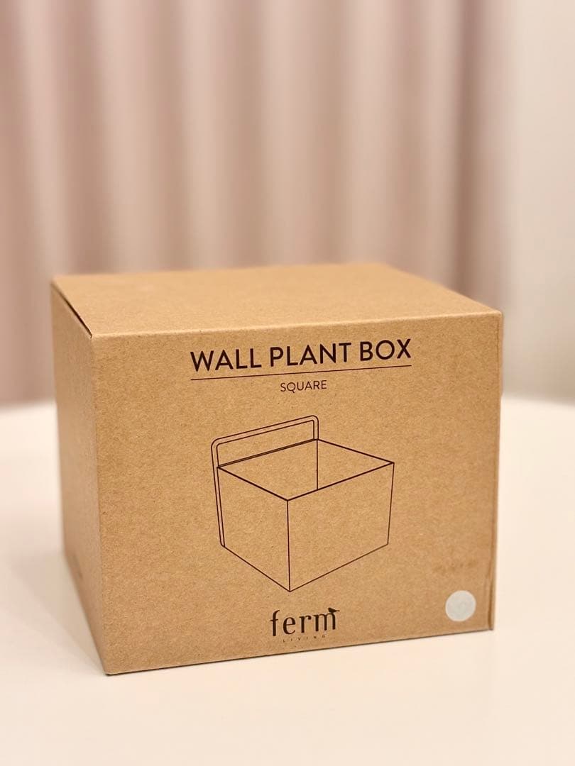 お買い得！　ファームリビング　ウォール　プラントボックス　ホワイト　北欧　植物