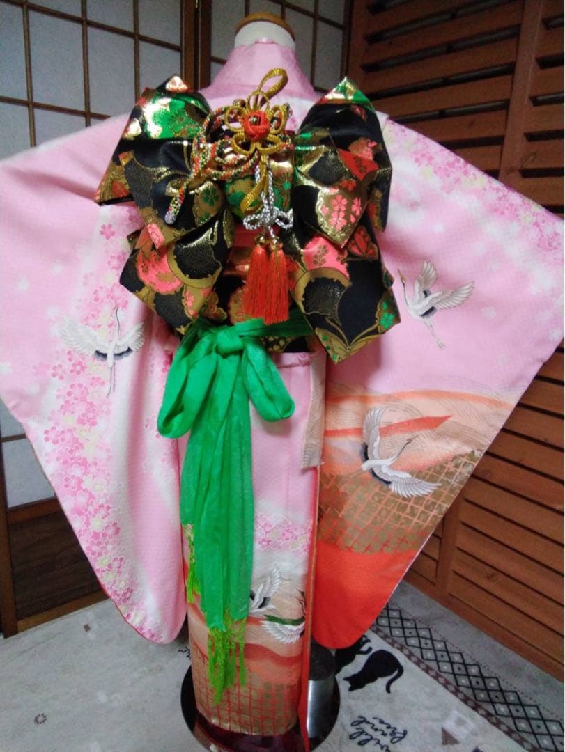 7歳向けのお着物セットです